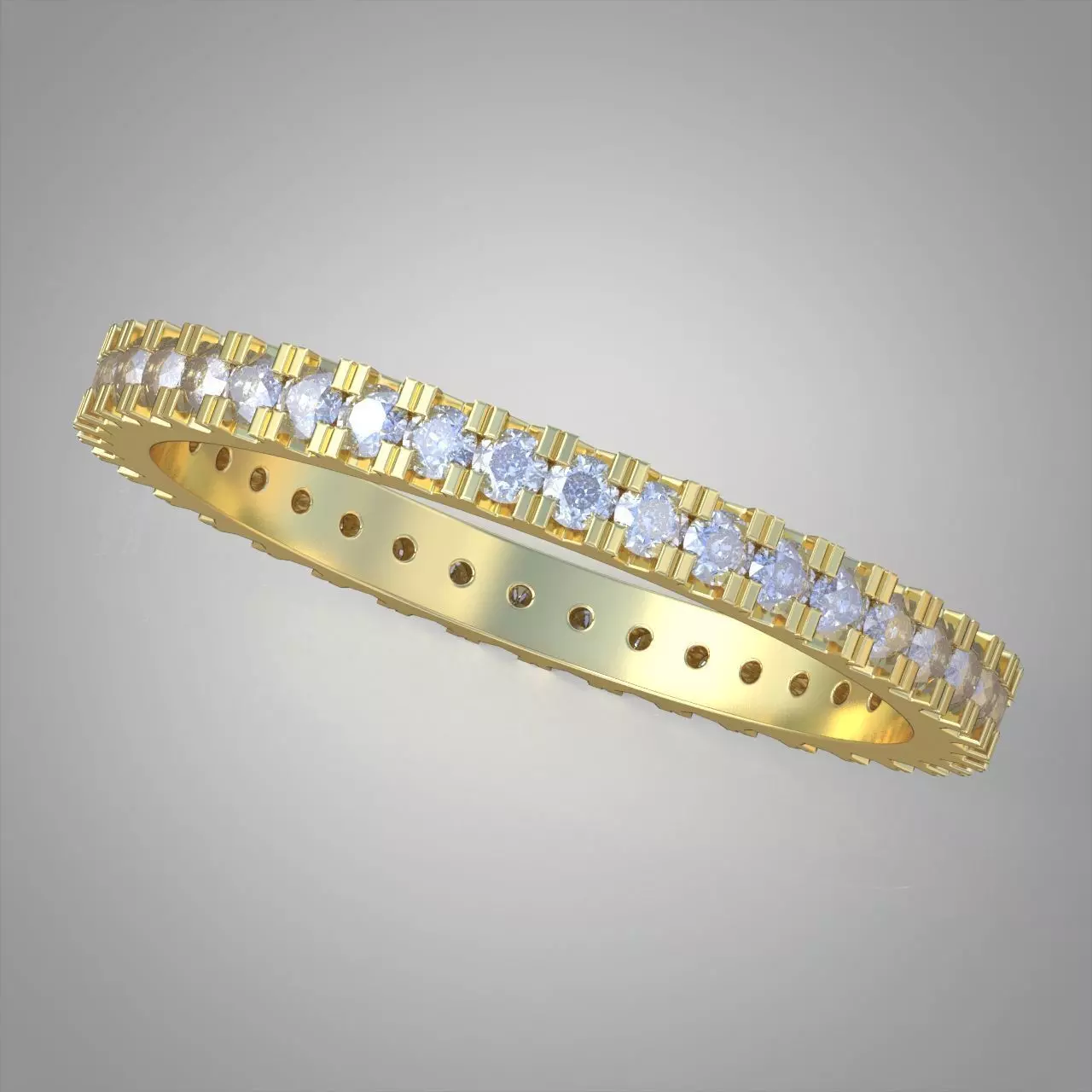Diamond ring 0451 3D printable model Free 3D print model