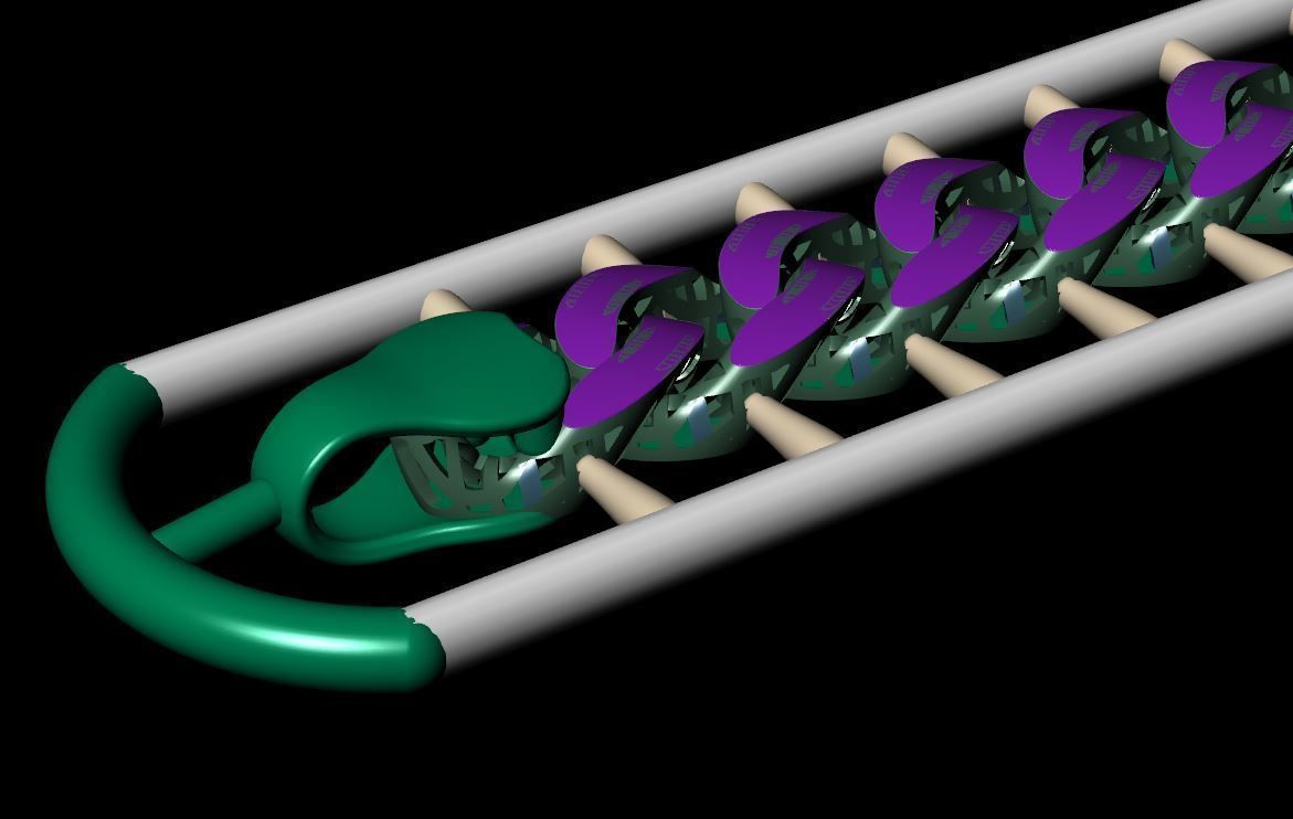 5 MM 18 CM CUBAN LINK CHAIN FOR BRACELET OR NECKLACE 3D print model_1