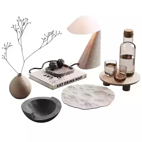 371 decorative set 039 japandi accessories kit 01