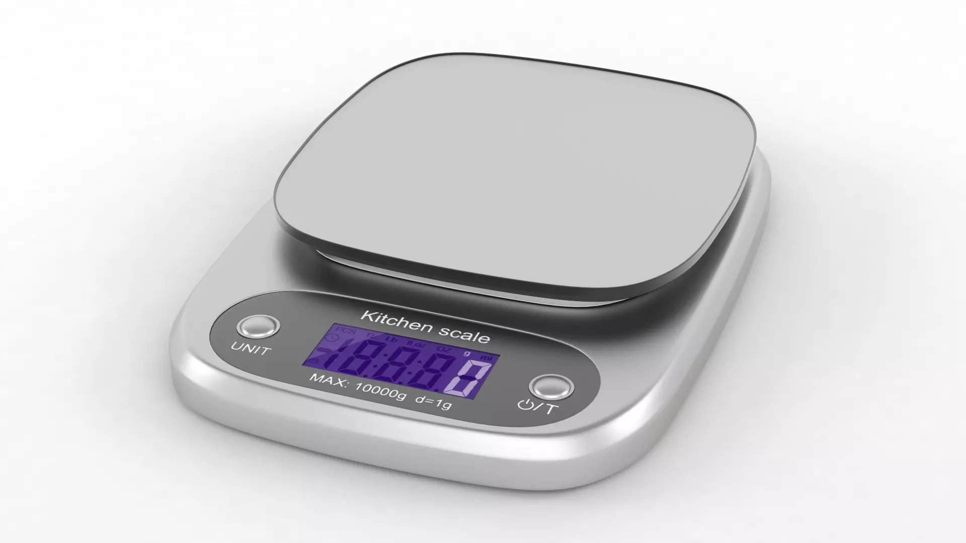 Kitchen Scale 3D model_0