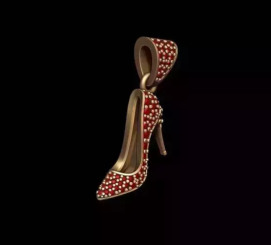 women shoes pendant with gems