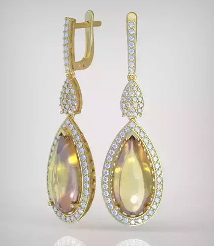 Earring model 0295 3D printable model