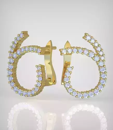 Earring model 0300 3D printable model