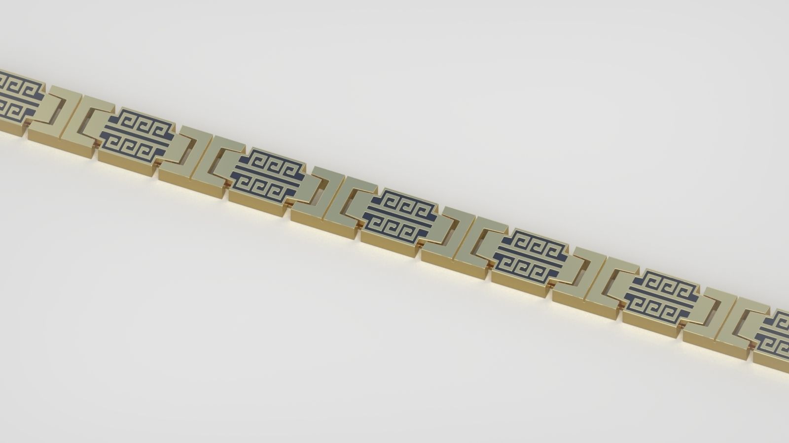 Bracelet model 3D printable model 0037 3D print model_4