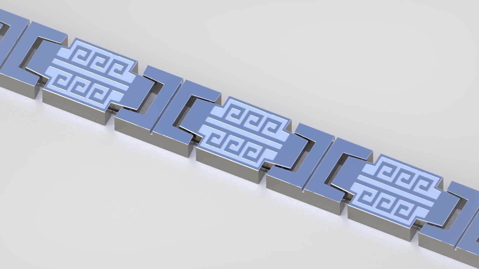 Bracelet model 3D printable model 0037 3D print model_1