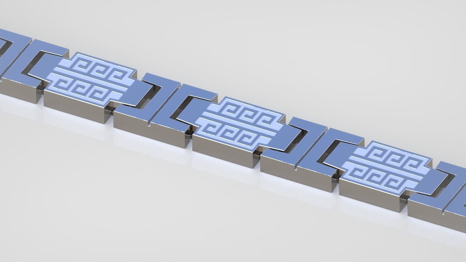 Bracelet model 3D printable model 0037 3D print model_2