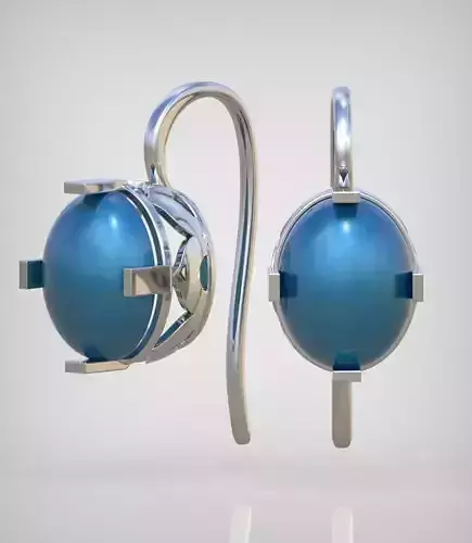 Earring model 0360 3D printable model 3D print model