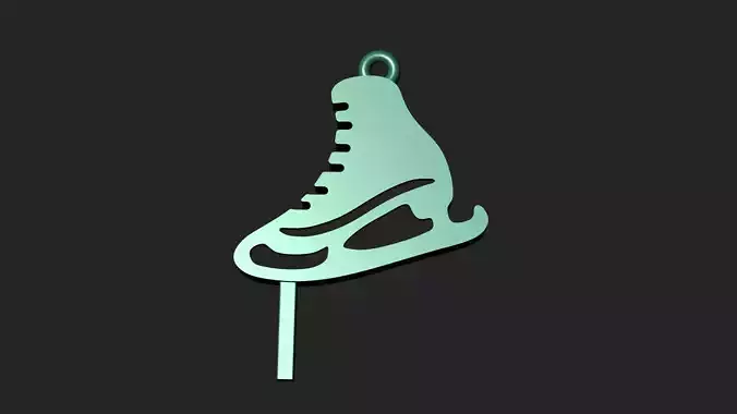 Golden ski boot hanger