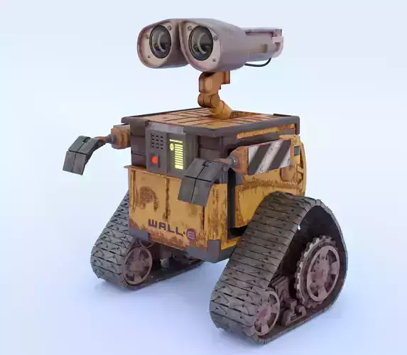 Pixars Wall-E detailed 3d model 