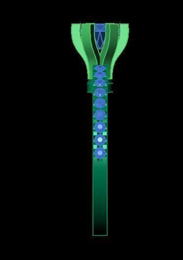 solitaire ring 3D print model_9