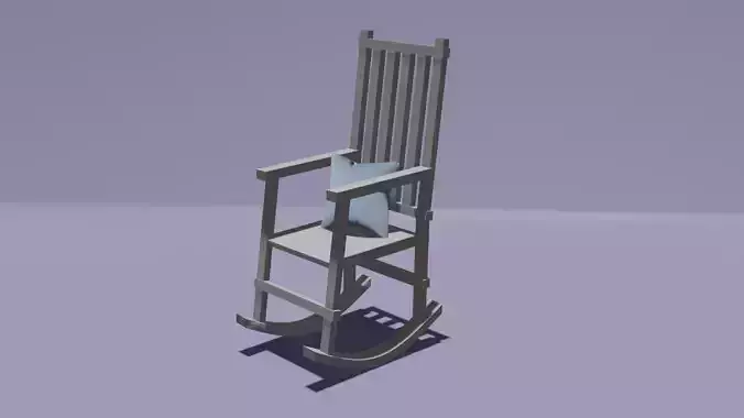 Rocking Chair with Pillow