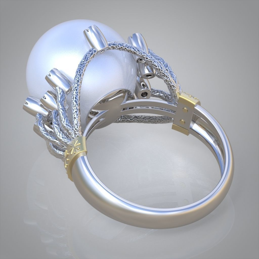 Diamond ring 0603-2 3D printable model 11 3D print model_11