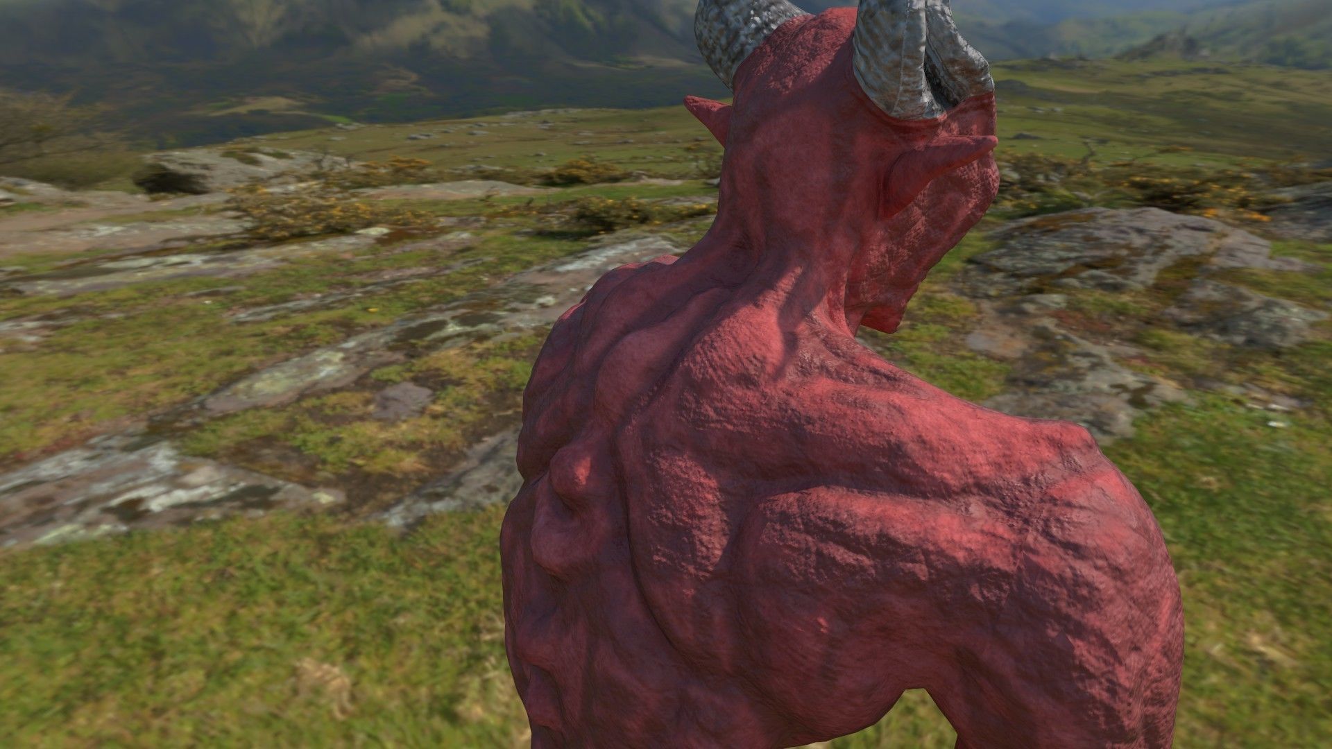 Game-Ready Demon NPC Low-poly 3D model_2