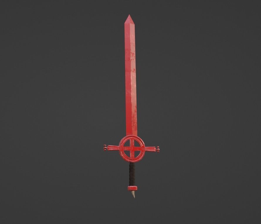 Finn s Sword Low-poly 3D model_6
