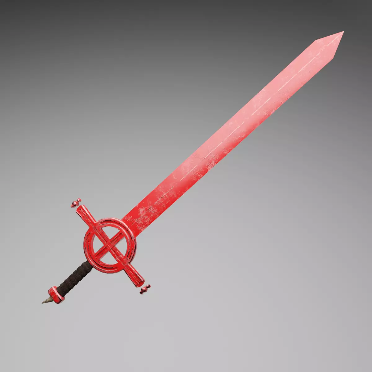 Finn s Sword Low-poly 3D model_0