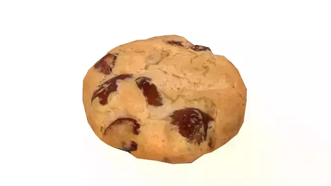 Cranberry Cookie AR VR PBR  Lowpoly with game ready 3d Model