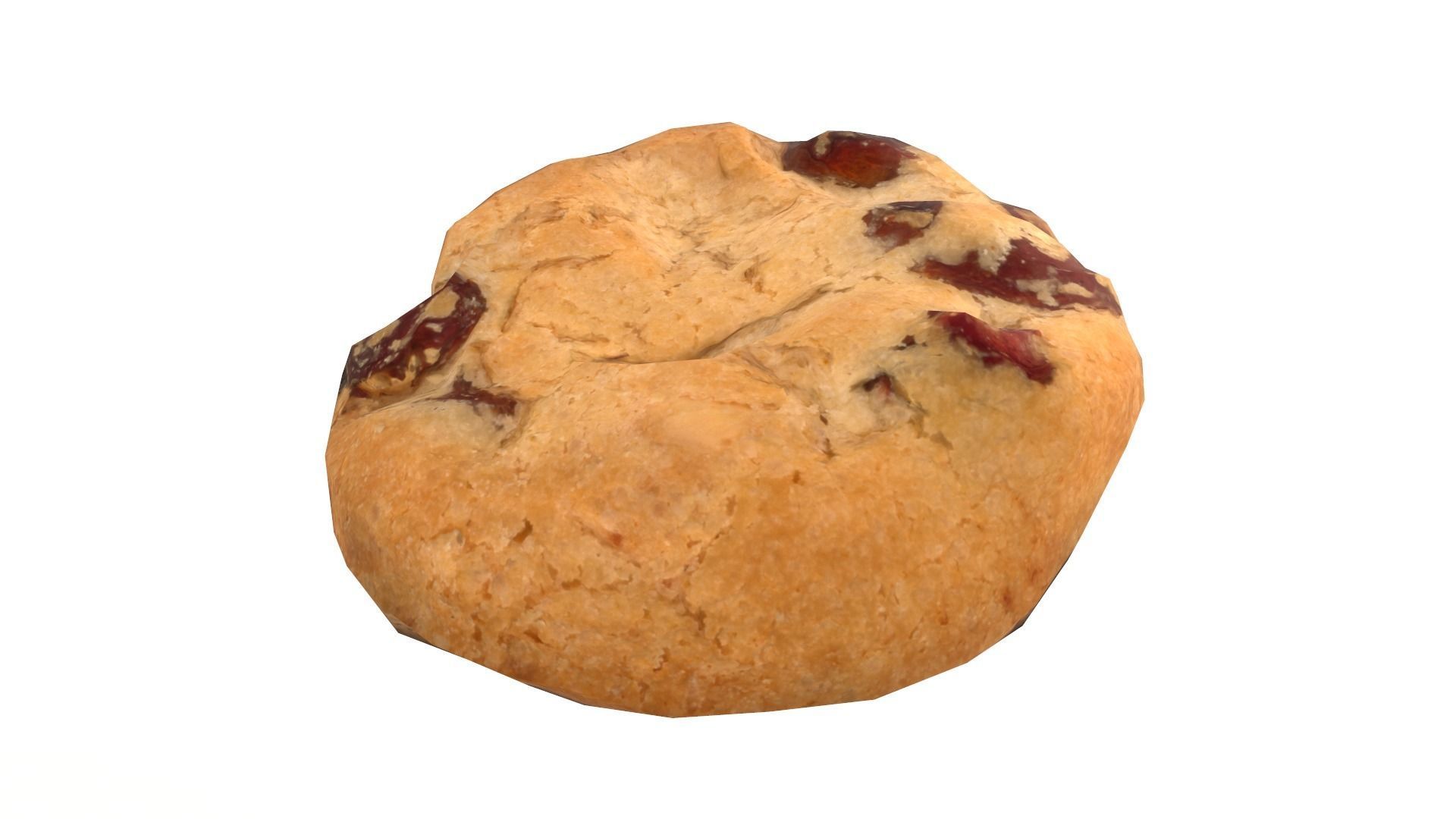Cranberry Cookie AR VR PBR Lowpoly with game ready 3d Model Low-poly 3D model_4
