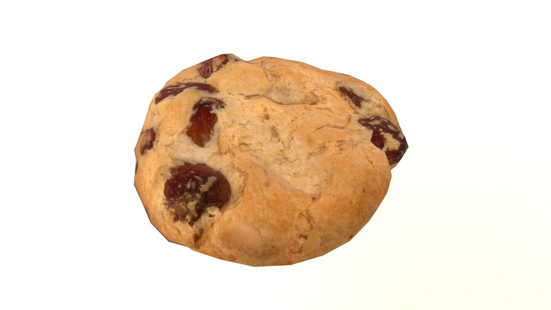 Cranberry Cookie AR VR PBR Lowpoly with game ready 3d Model Low-poly 3D model_1