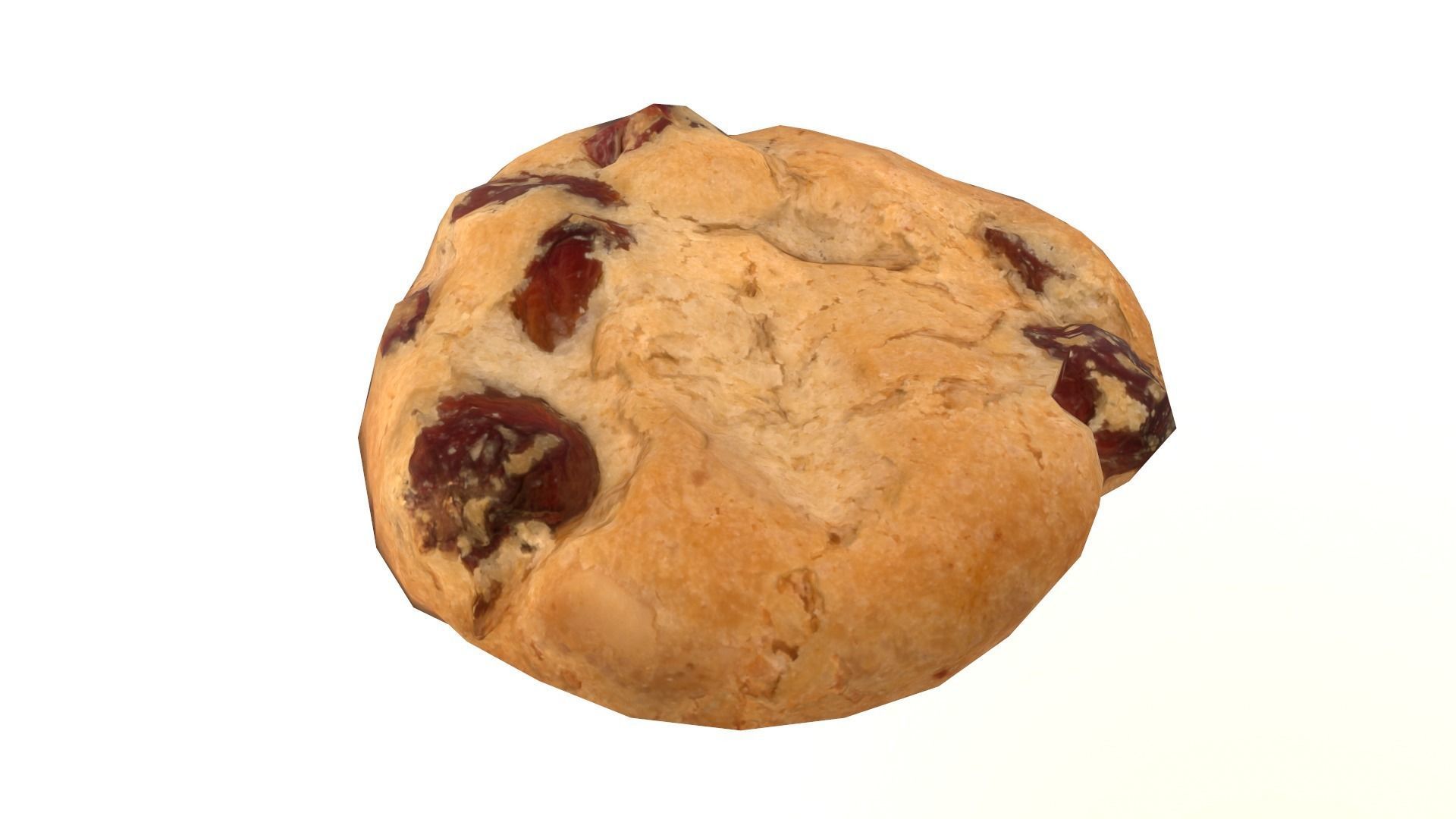 Cranberry Cookie AR VR PBR Lowpoly with game ready 3d Model Low-poly 3D model_7