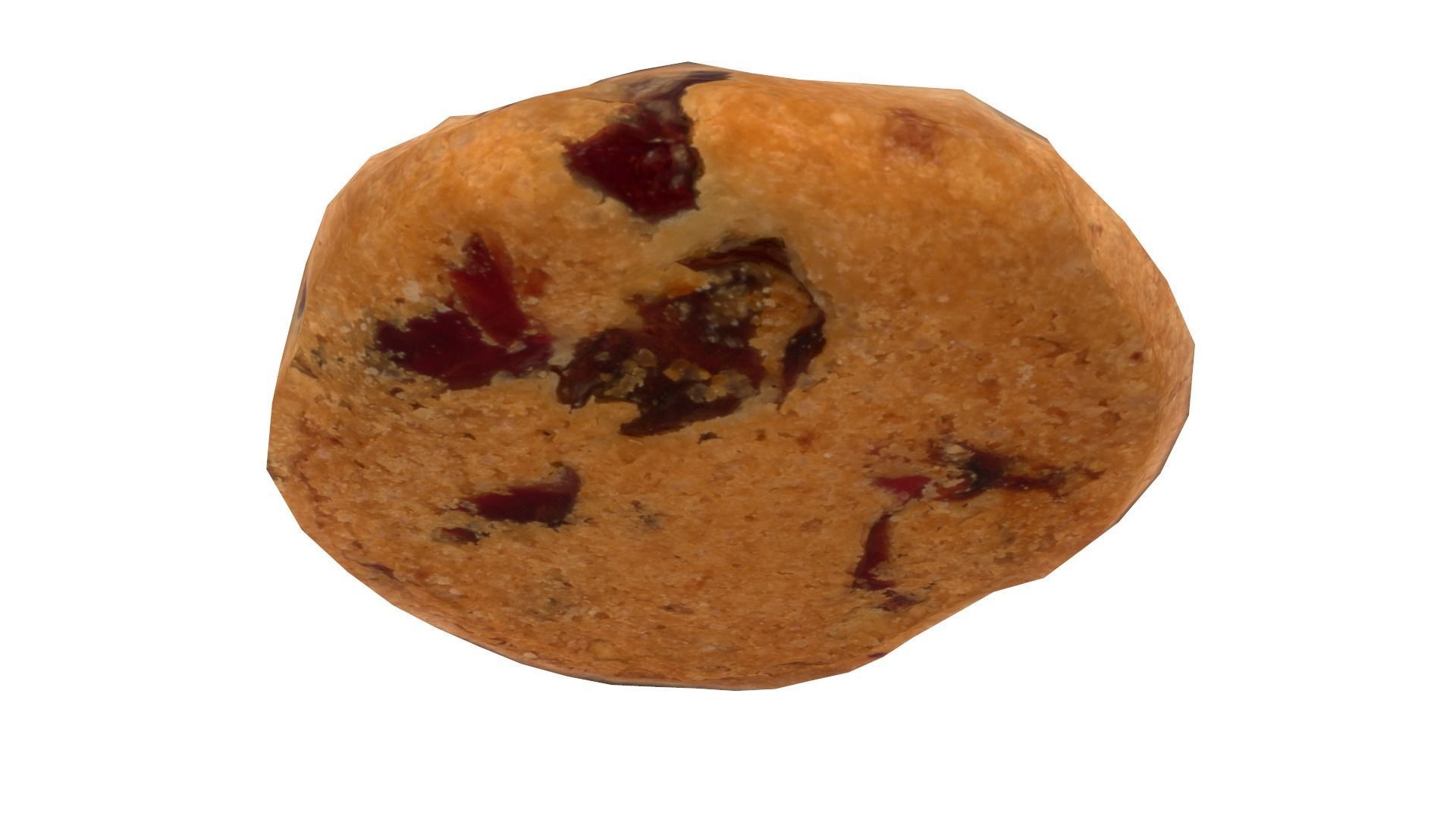 Cranberry Cookie AR VR PBR Lowpoly with game ready 3d Model Low-poly 3D model_10