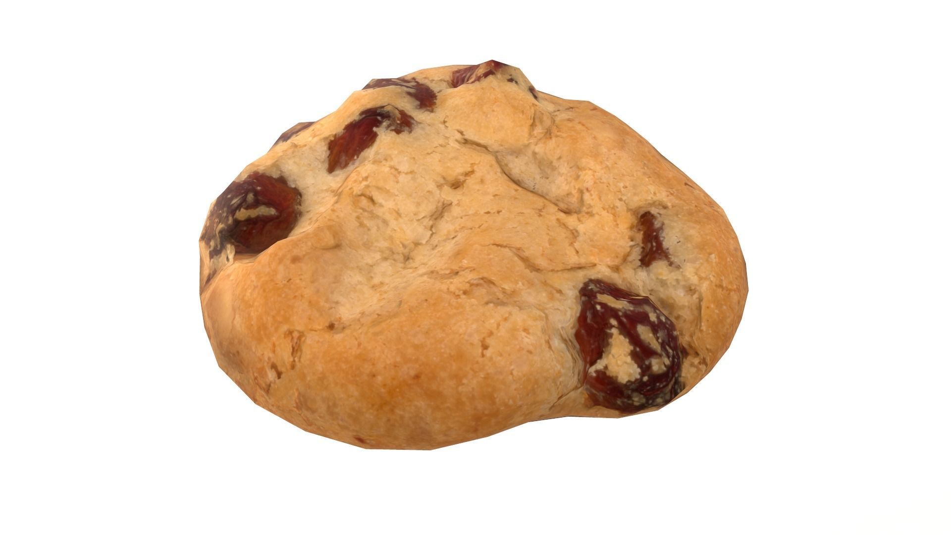 Cranberry Cookie AR VR PBR Lowpoly with game ready 3d Model Low-poly 3D model_2