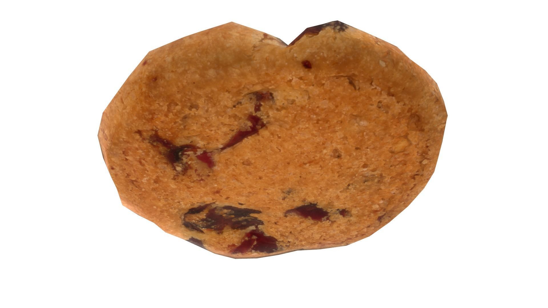 Cranberry Cookie AR VR PBR Lowpoly with game ready 3d Model Low-poly 3D model_9