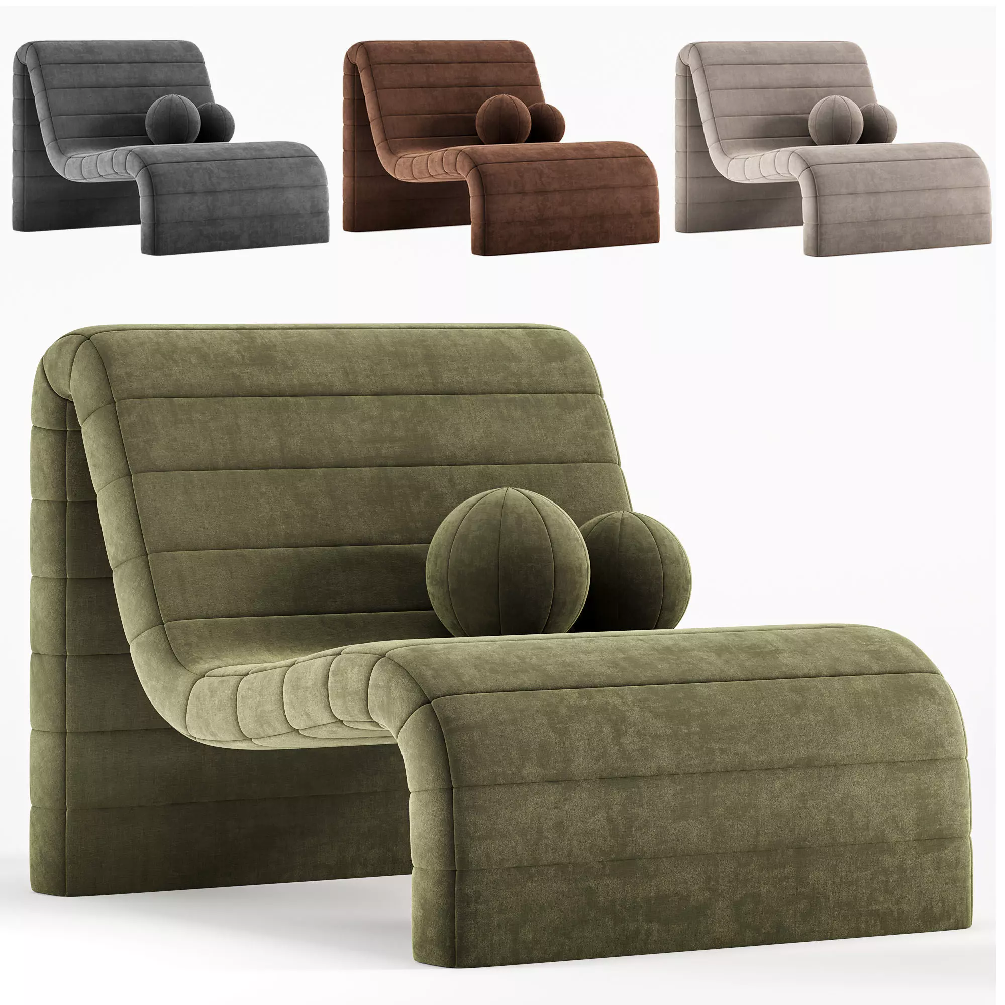 Zurich Occasional Chair By Cocorepublic 3D model_0