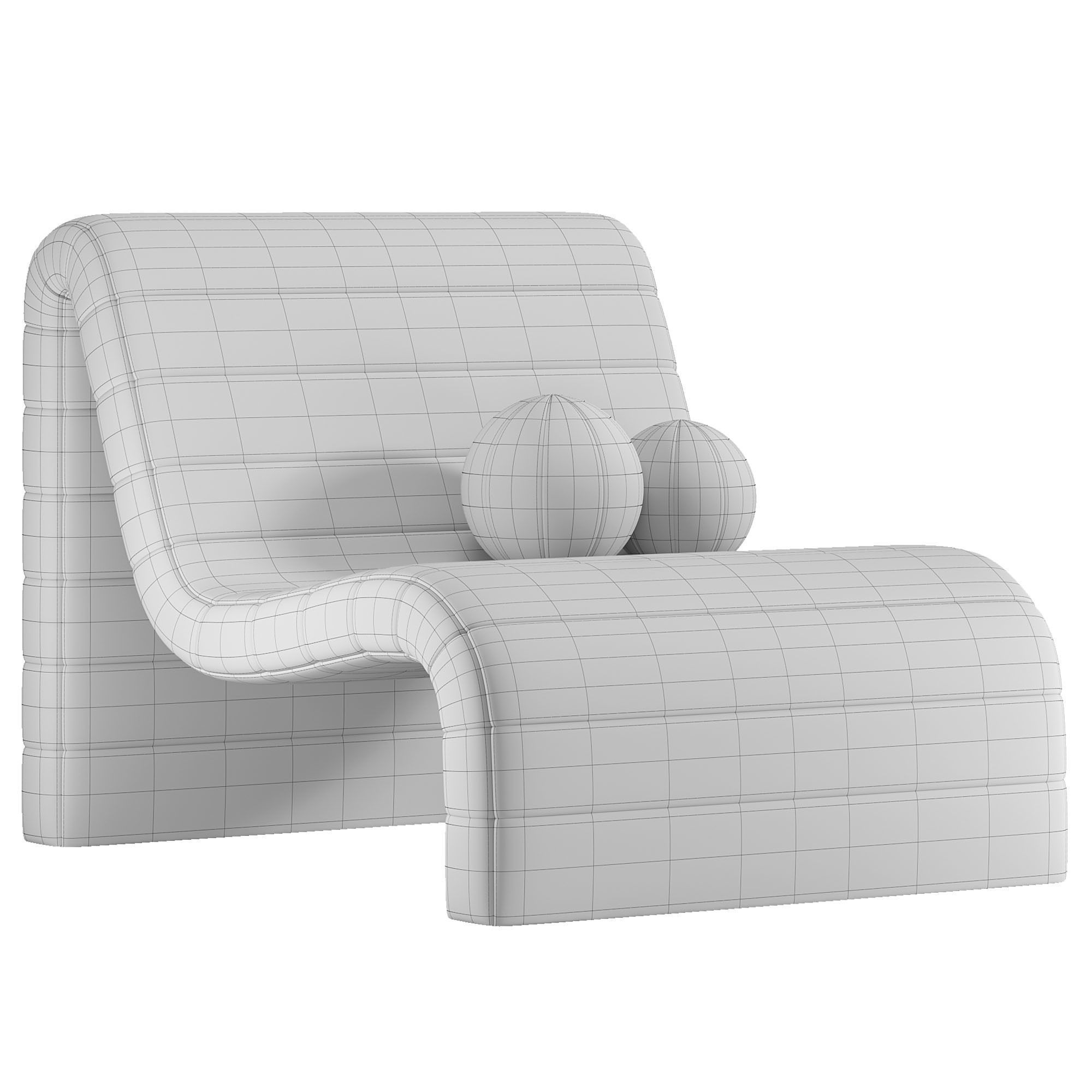 Zurich Occasional Chair By Cocorepublic 3D model_3