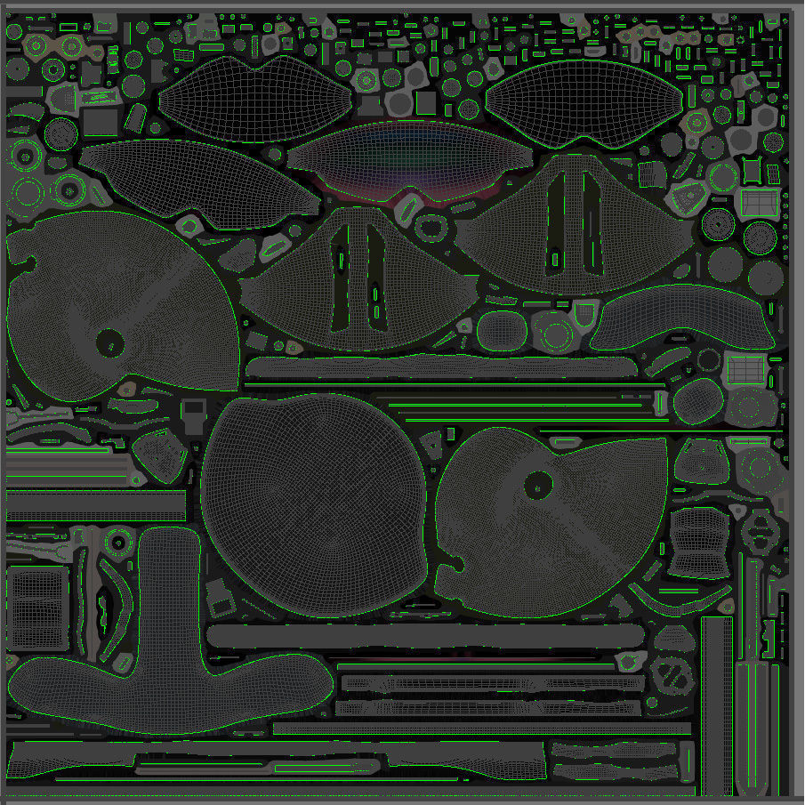 MSA Gallet LH250 Pilot Helmet Helicopter Nato 3D model_9