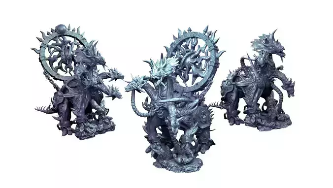 Vortex Beast Collection Hydra And Dinosaur Variations 3D print model