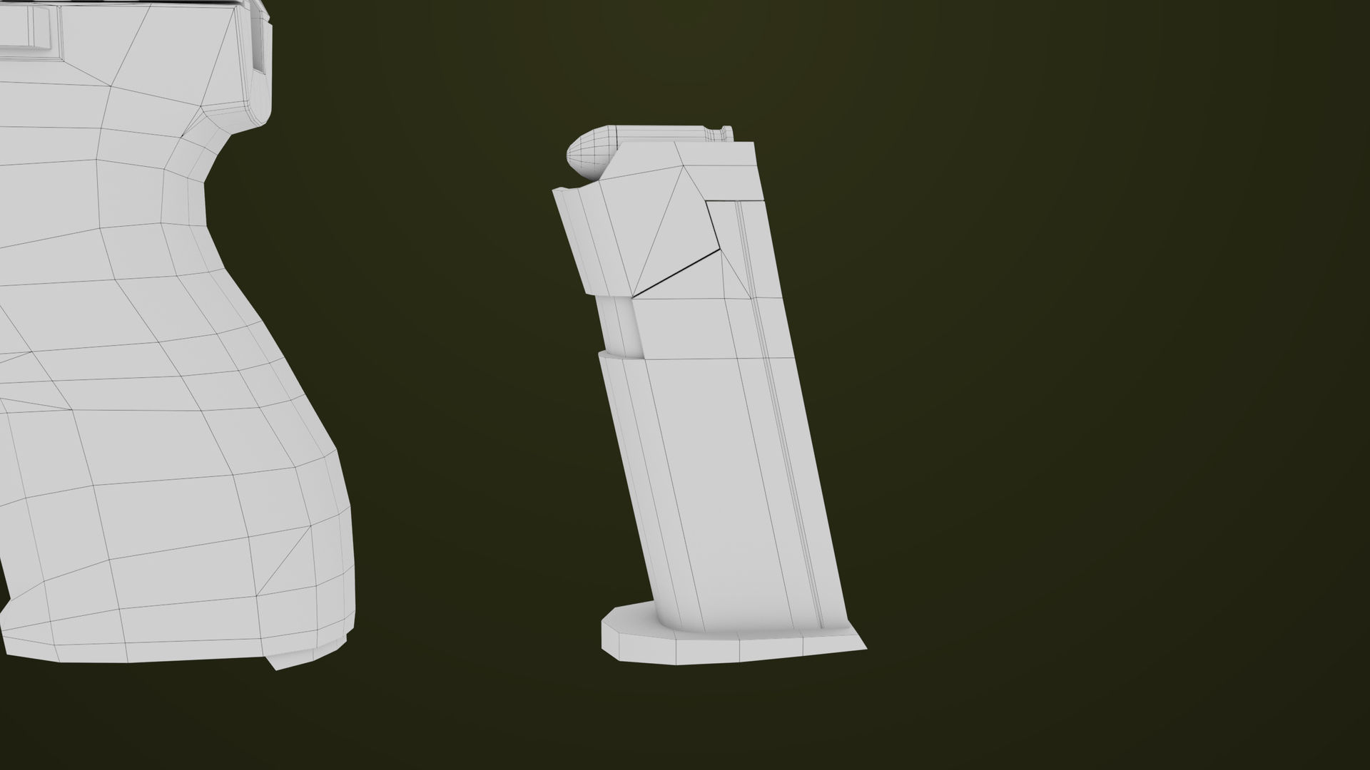 Pistol 04 Generic All PBR Unity UE Textures Included Low-poly 3D model_31