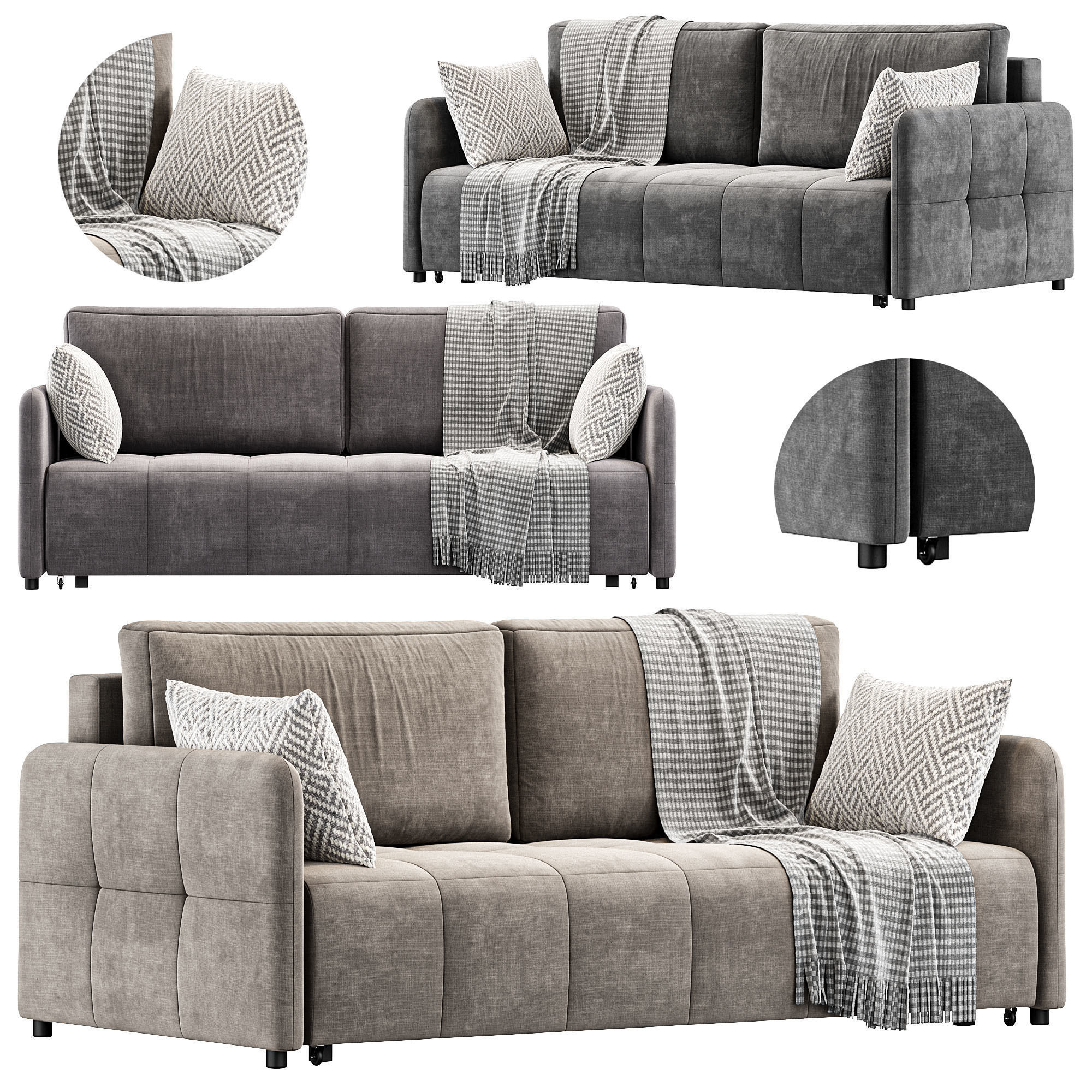 Brent Sofa By Divan 3D model_4