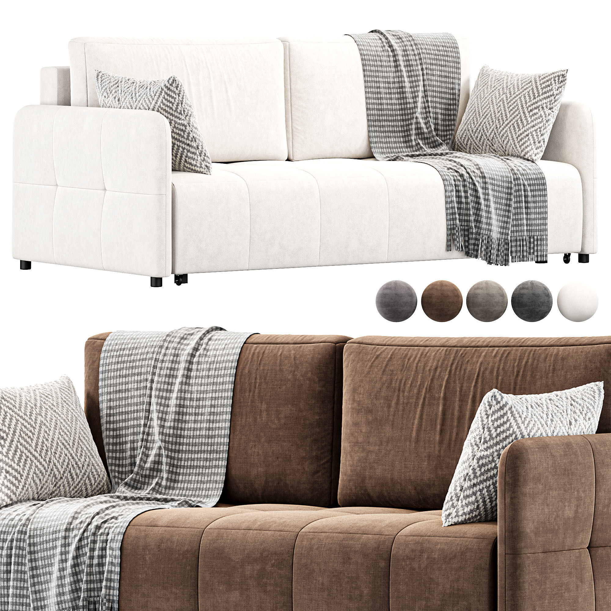 Brent Sofa By Divan 3D model_3