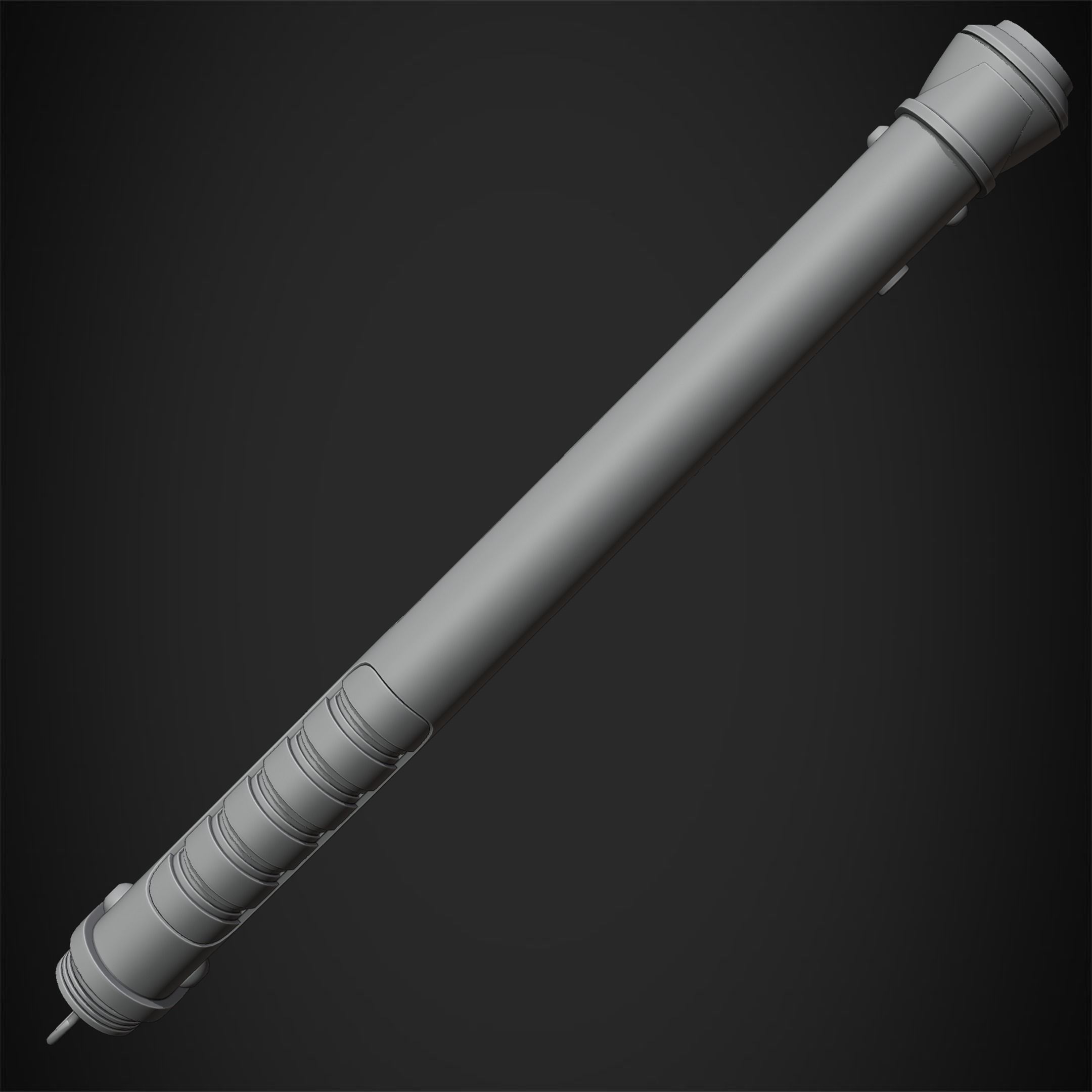 Ahsoka Tano White Lightsaber for Cosplay 3D print model_17