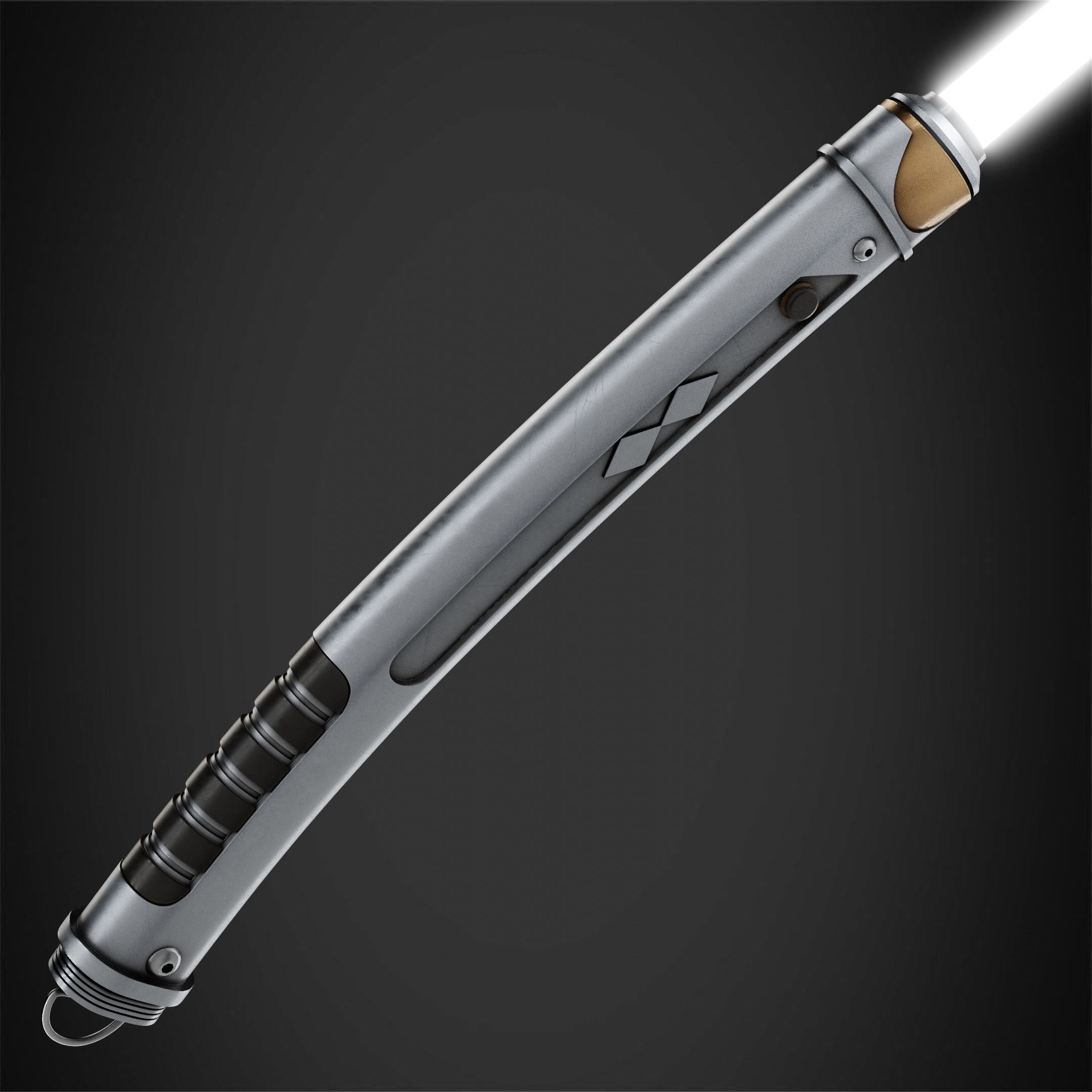 Ahsoka Tano White Lightsaber for Cosplay 3D print model_6