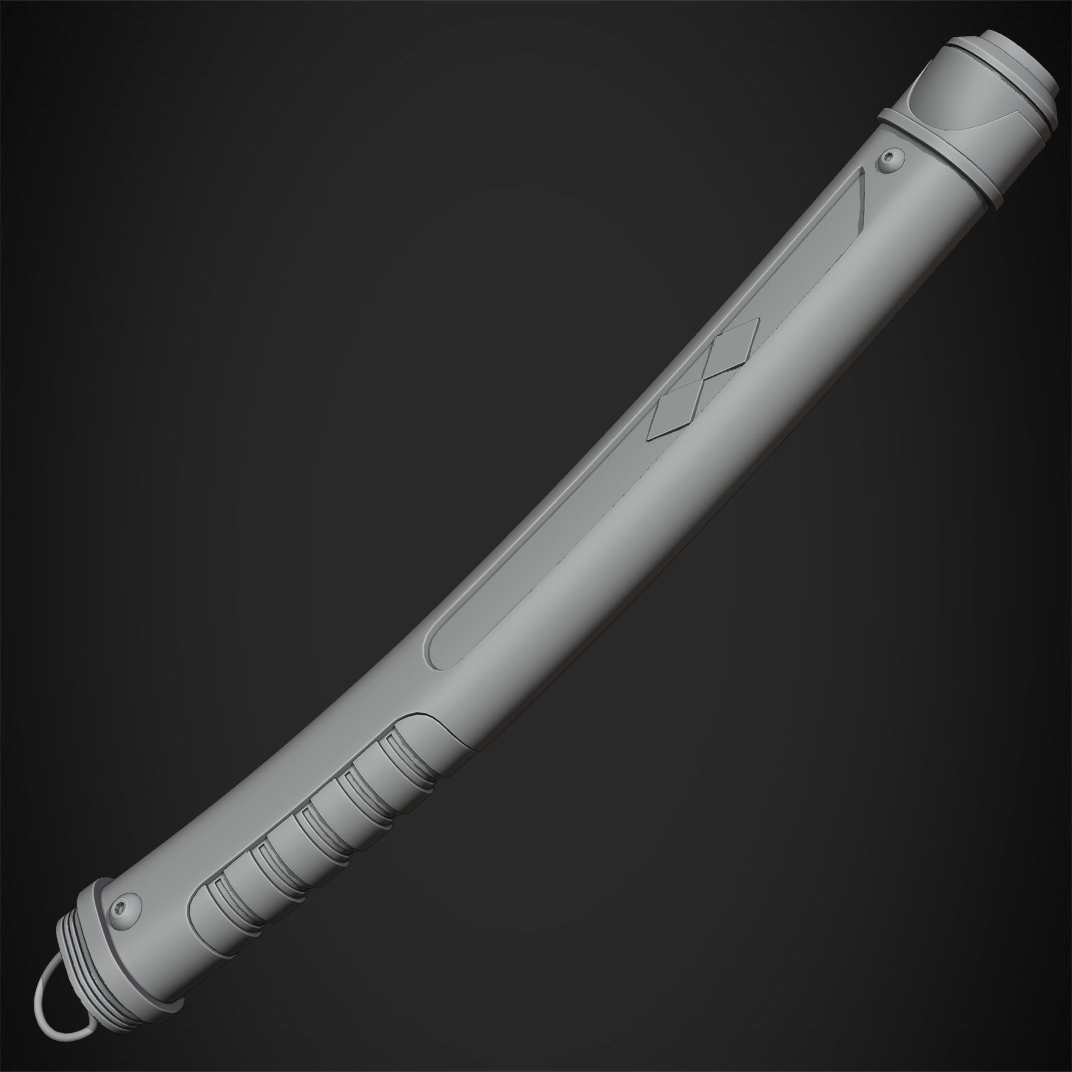 Ahsoka Tano White Lightsaber for Cosplay 3D print model_15