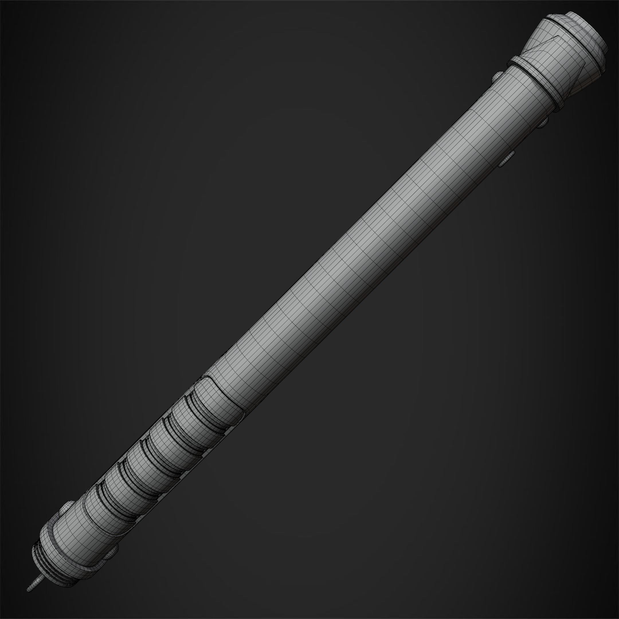 Ahsoka Tano White Lightsaber for Cosplay 3D print model_18
