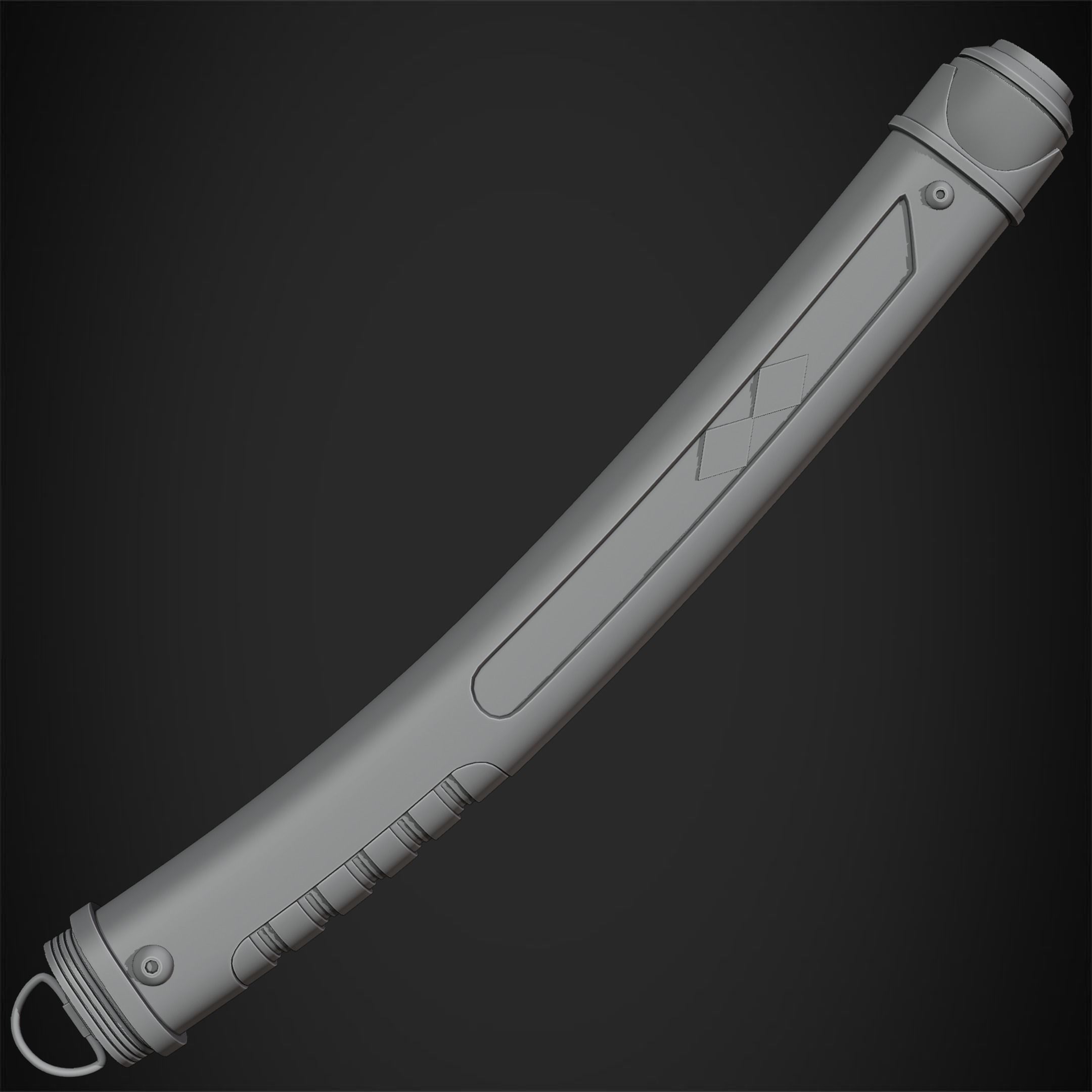 Ahsoka Tano White Lightsaber for Cosplay 3D print model_13