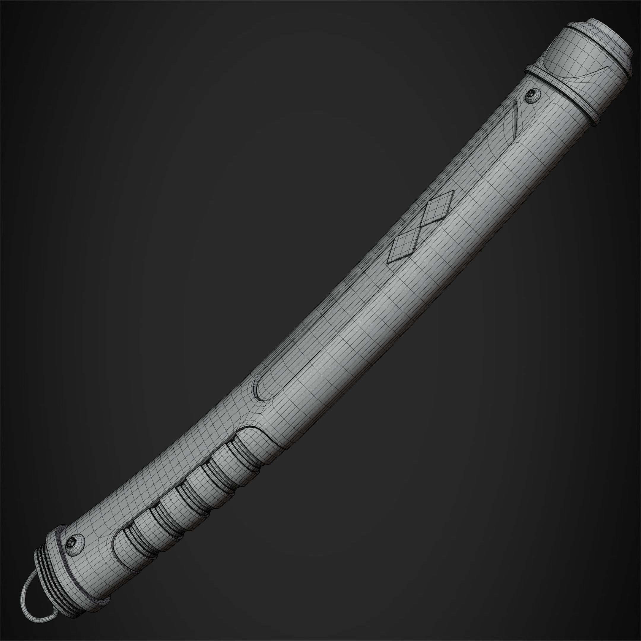 Ahsoka Tano White Lightsaber for Cosplay 3D print model_16