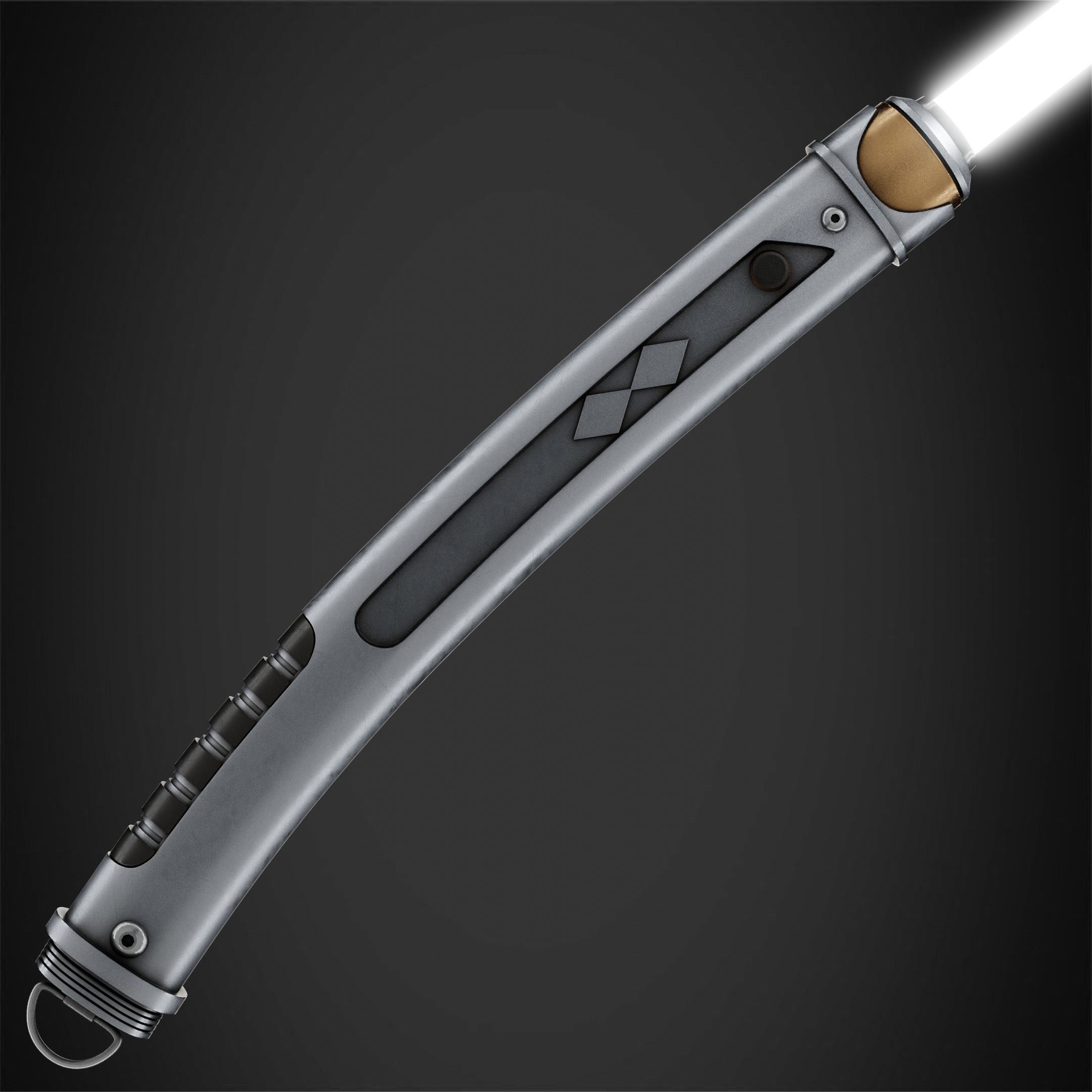 Ahsoka Tano White Lightsaber for Cosplay 3D print model_7