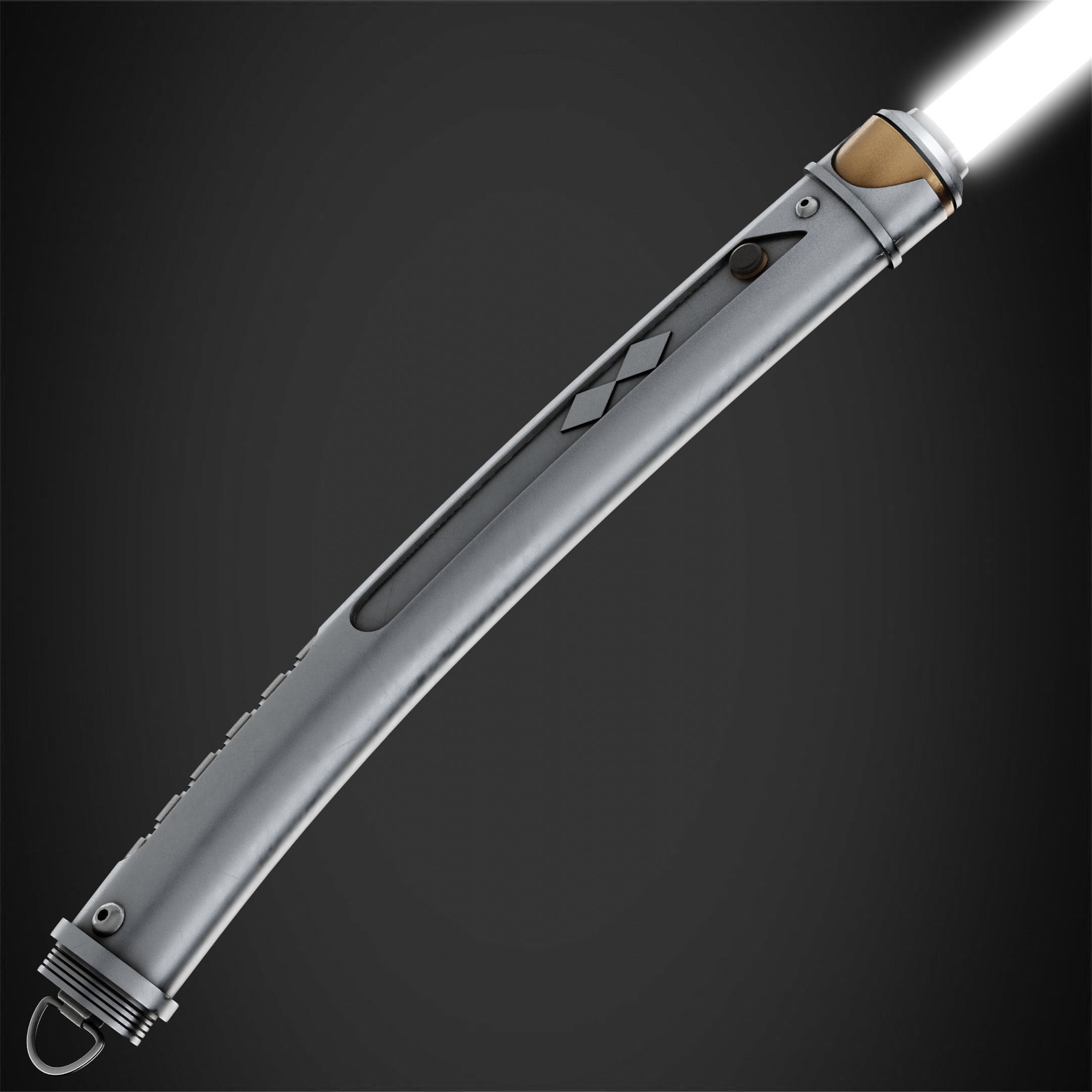 Ahsoka Tano White Lightsaber for Cosplay 3D print model_8