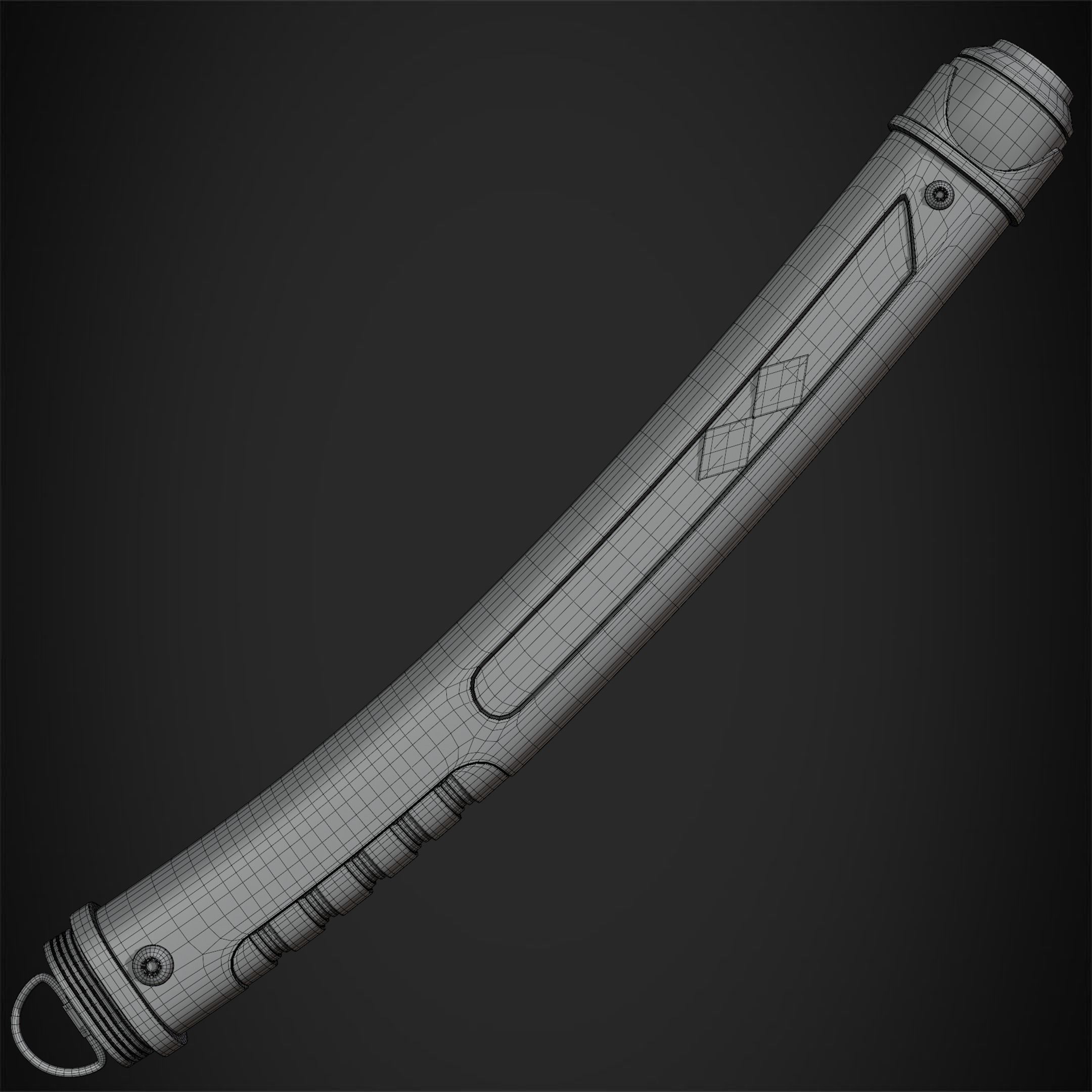 Ahsoka Tano White Lightsaber for Cosplay 3D print model_14