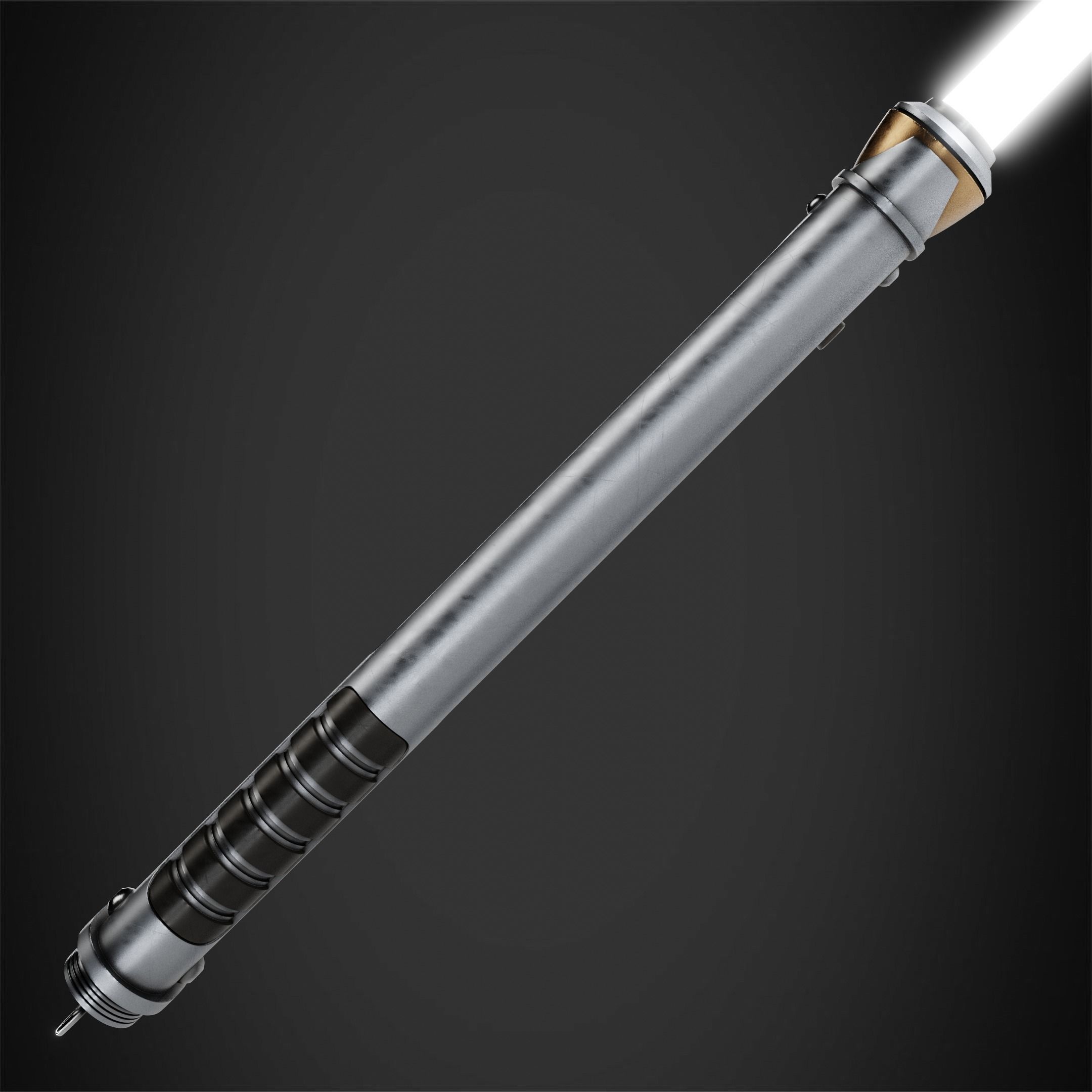 Ahsoka Tano White Lightsaber for Cosplay 3D print model_5