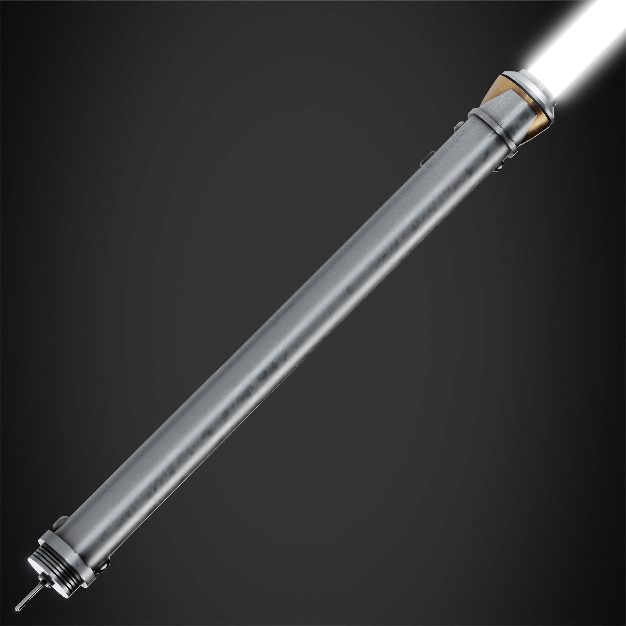 Ahsoka Tano White Lightsaber for Cosplay 3D print model_9
