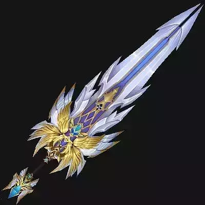 Divine Sword of the Archangel Free low-poly 3D model