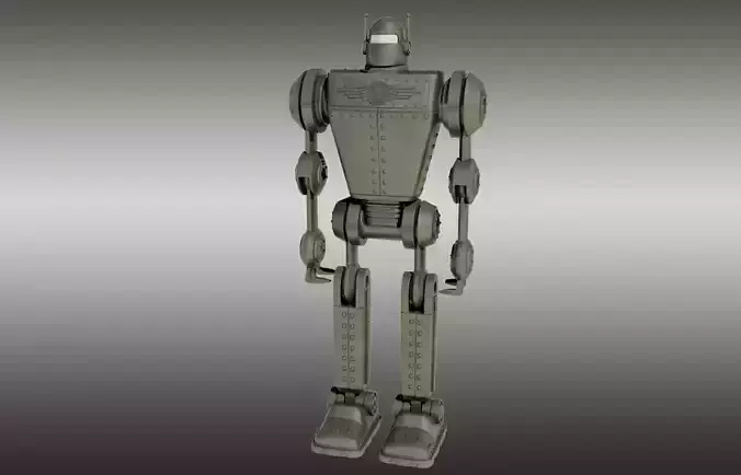 Sky Captains The Eisen Flieger Robot 3D print model