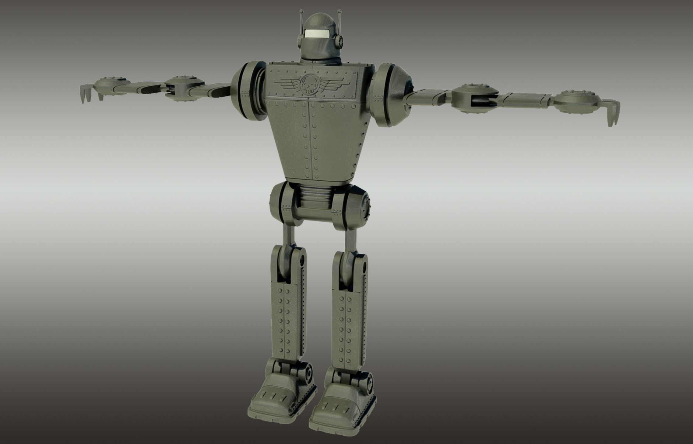 Sky Captains The Eisen Flieger Robot 3D print model_6
