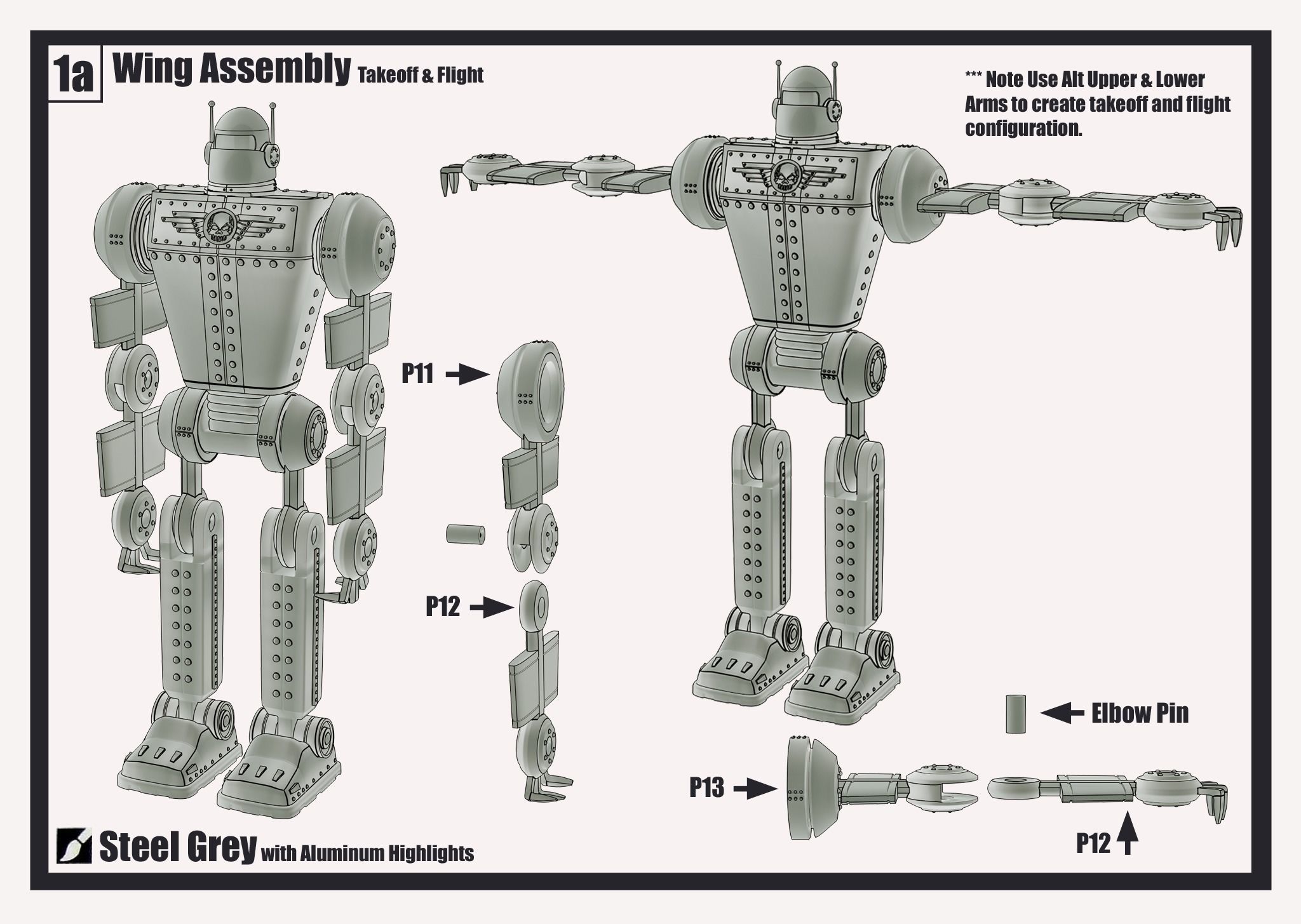 Sky Captains The Eisen Flieger Robot 3D print model_10