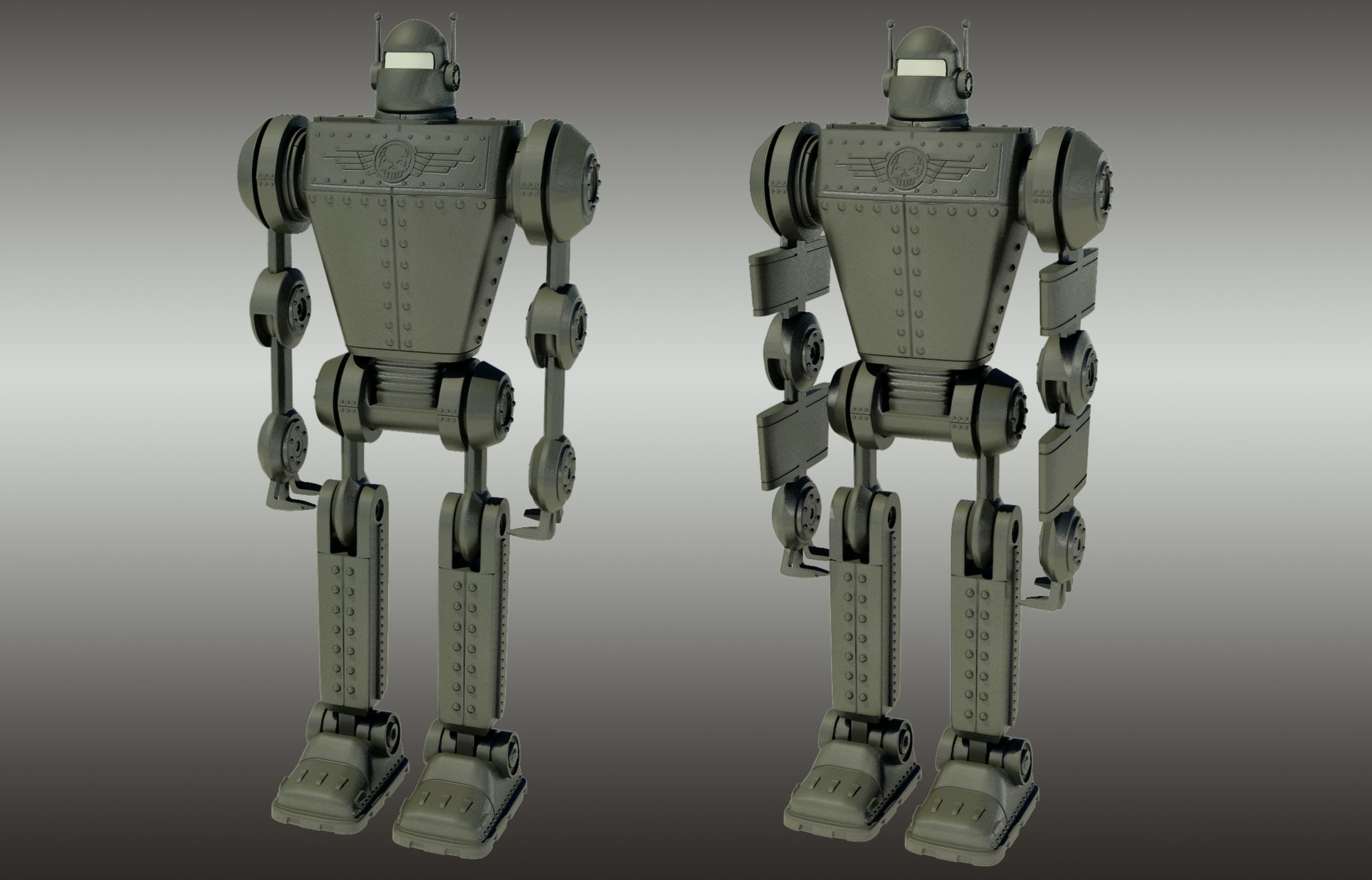 Sky Captains The Eisen Flieger Robot 3D print model_7