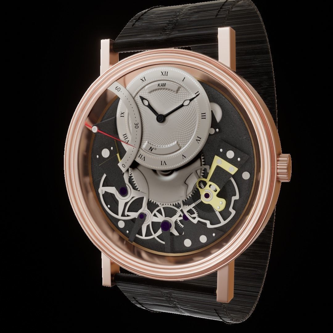 Breguet La Tradition 7097 Free 3D model_2